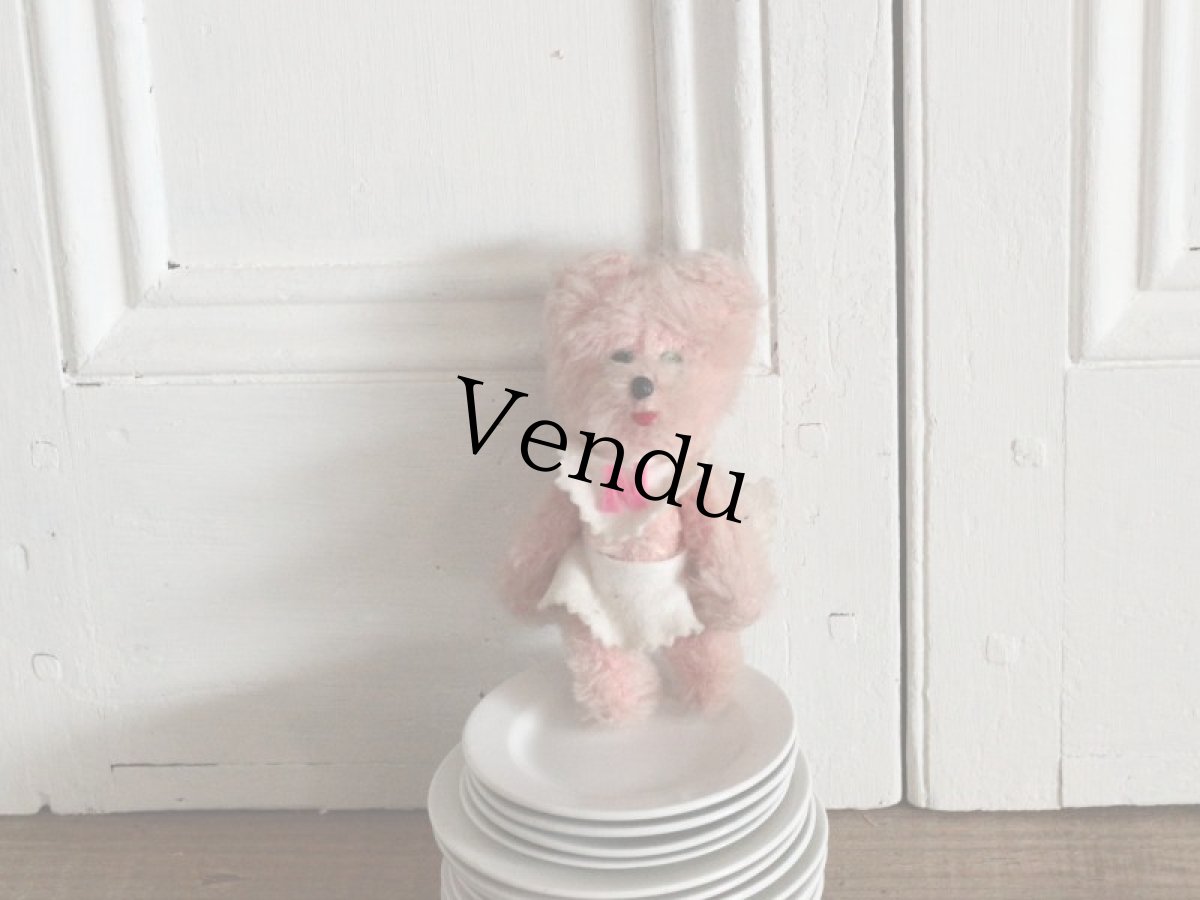 画像7: Antique Pink Bear / 4.5in / French (7)