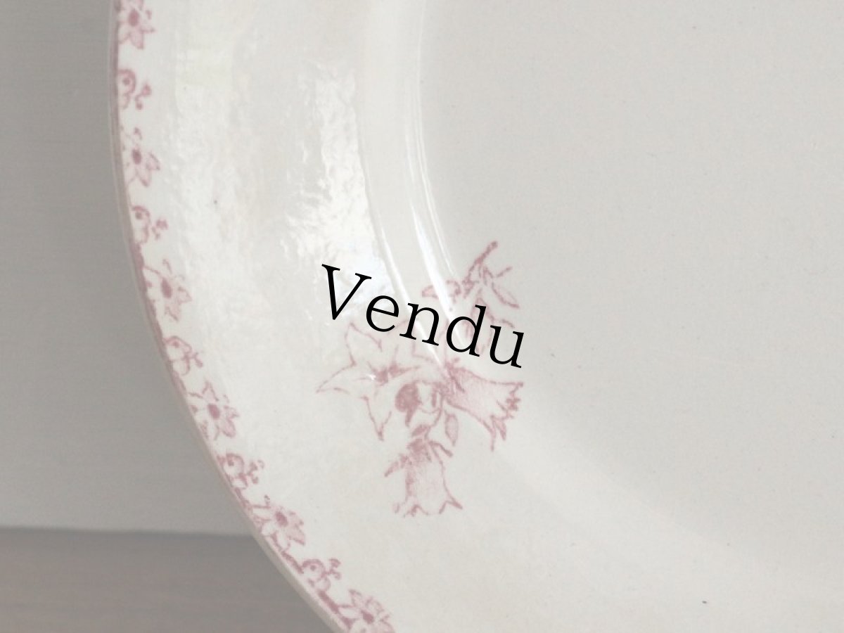 画像3: Digoin Sarreguemines / Favori / Plate / 23.5cm /France (3)