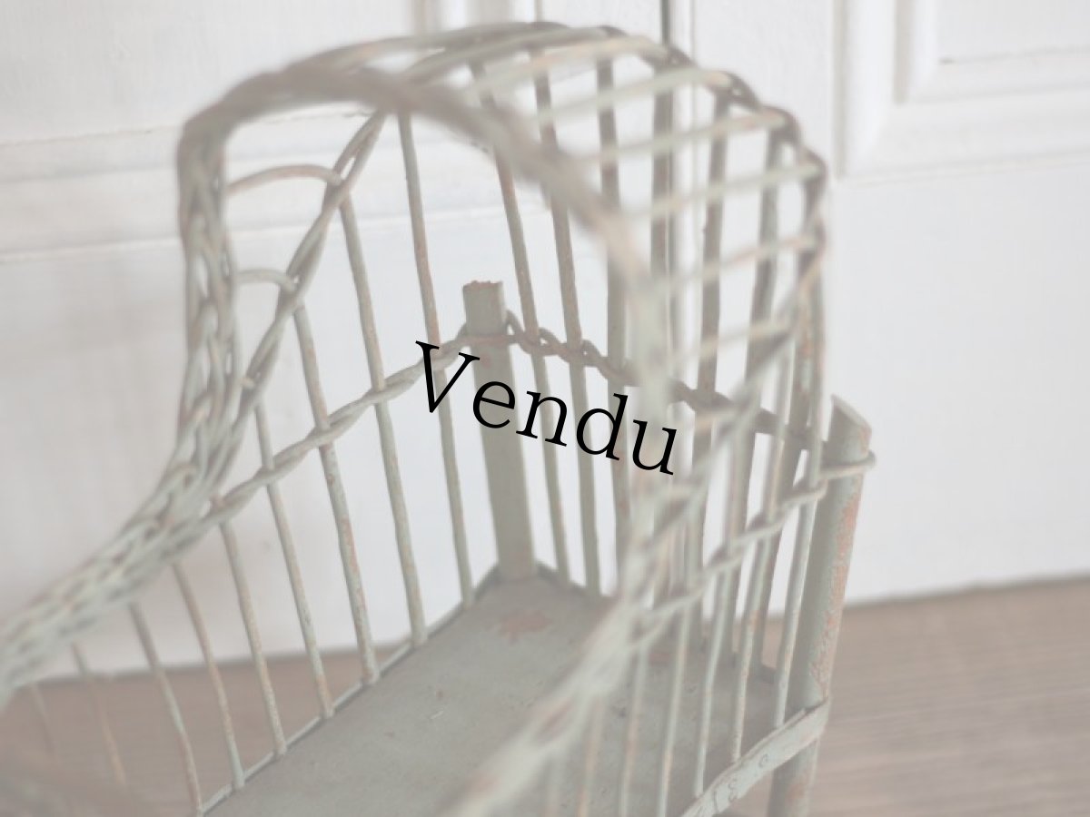 画像2: Antique Doll House Cradle  (2)