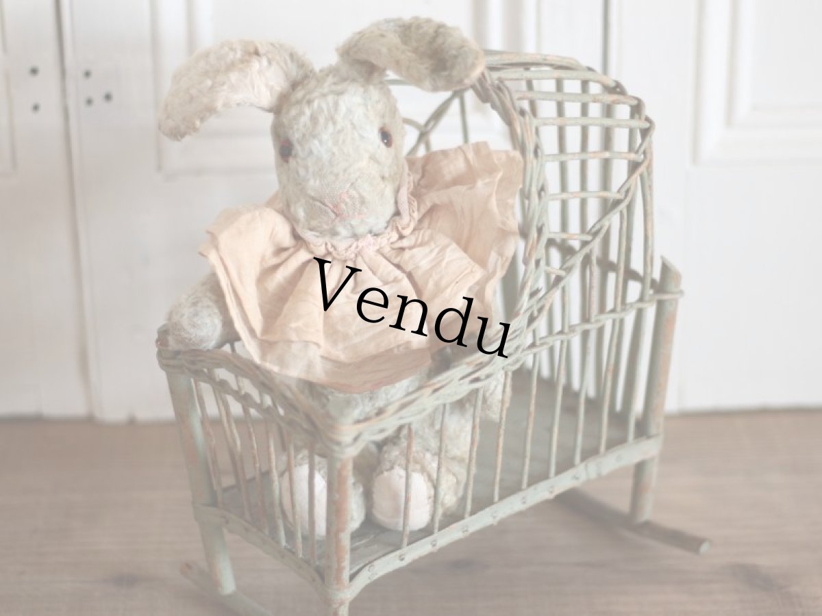 画像10: Antique shabby bunny / 9in /Germany (10)