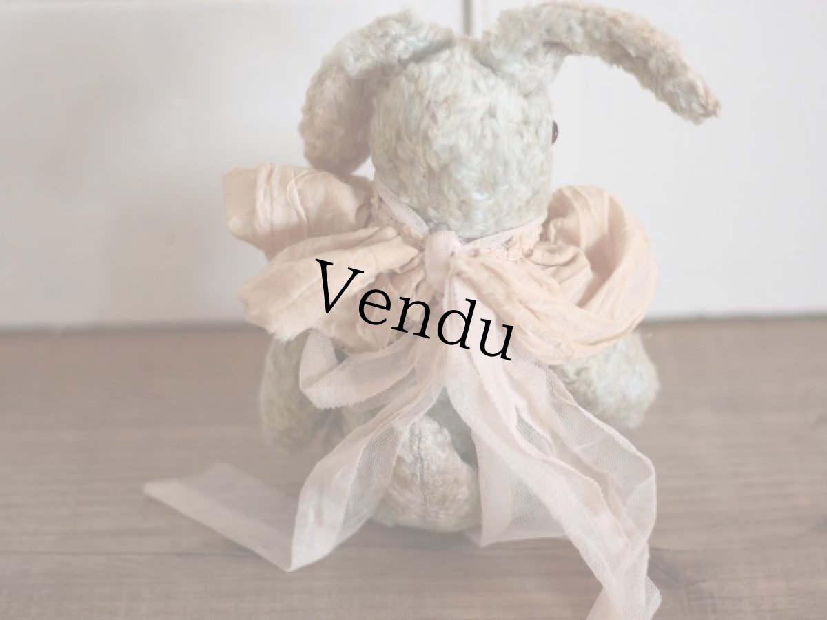 画像8: Antique shabby bunny / 9in /Germany (8)