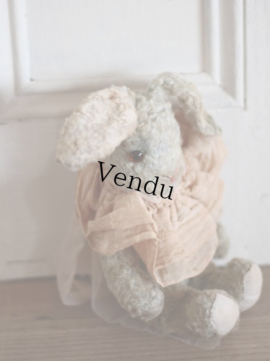 画像6: Antique shabby bunny / 9in /Germany (6)