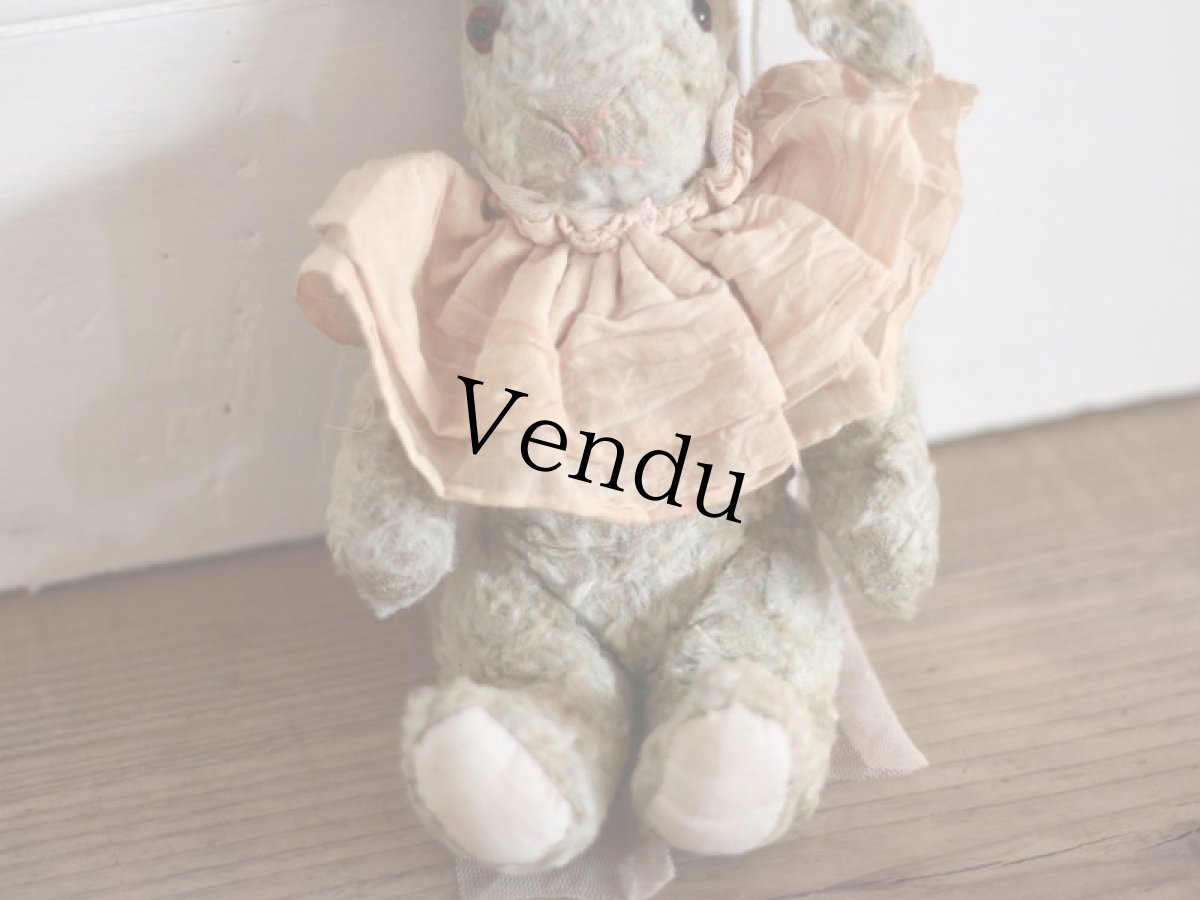 画像5: Antique shabby bunny / 9in /Germany (5)