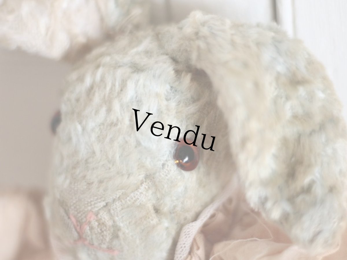 画像3: Antique shabby bunny / 9in /Germany (3)