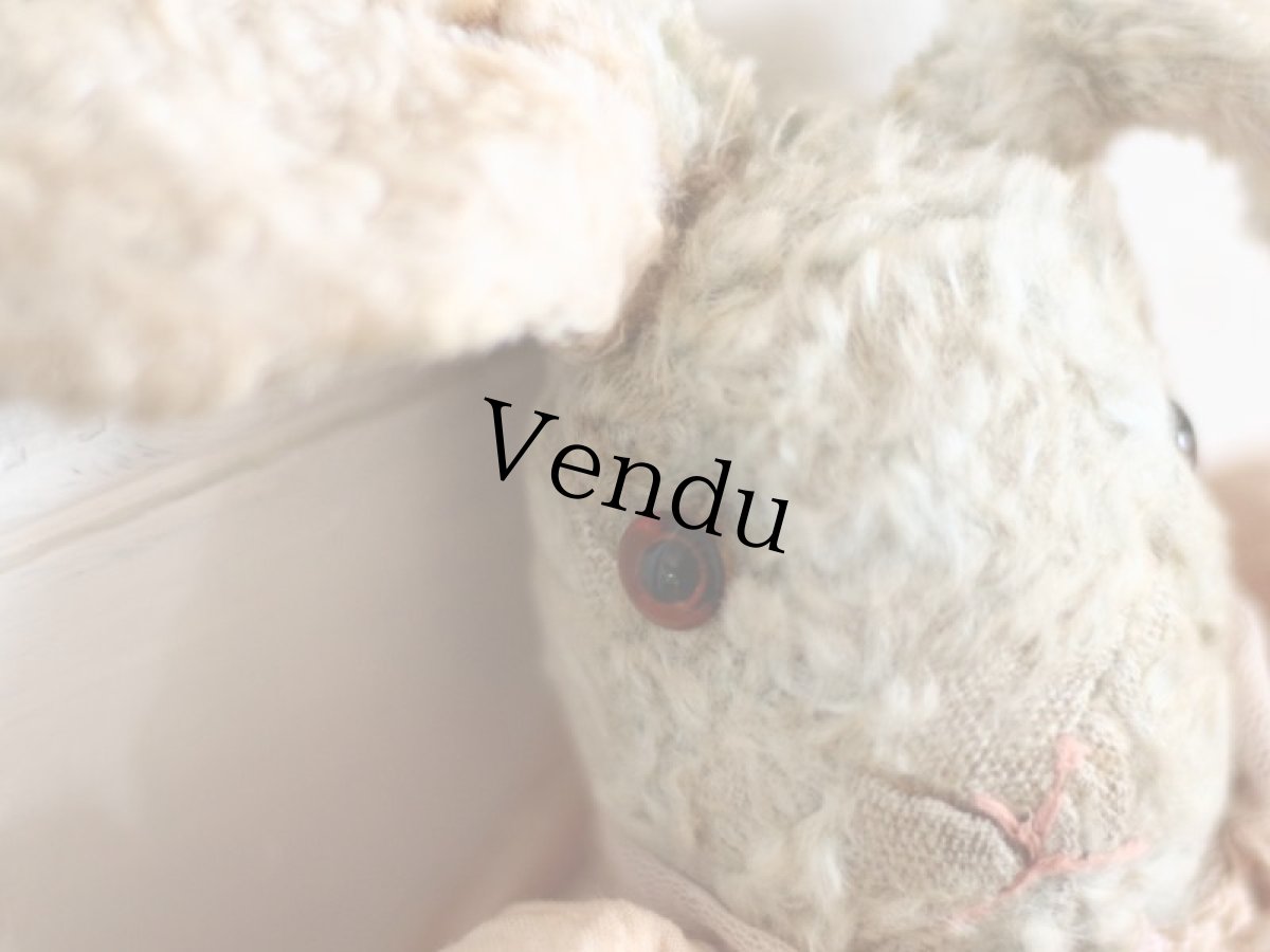 画像4: Antique shabby bunny / 9in /Germany (4)