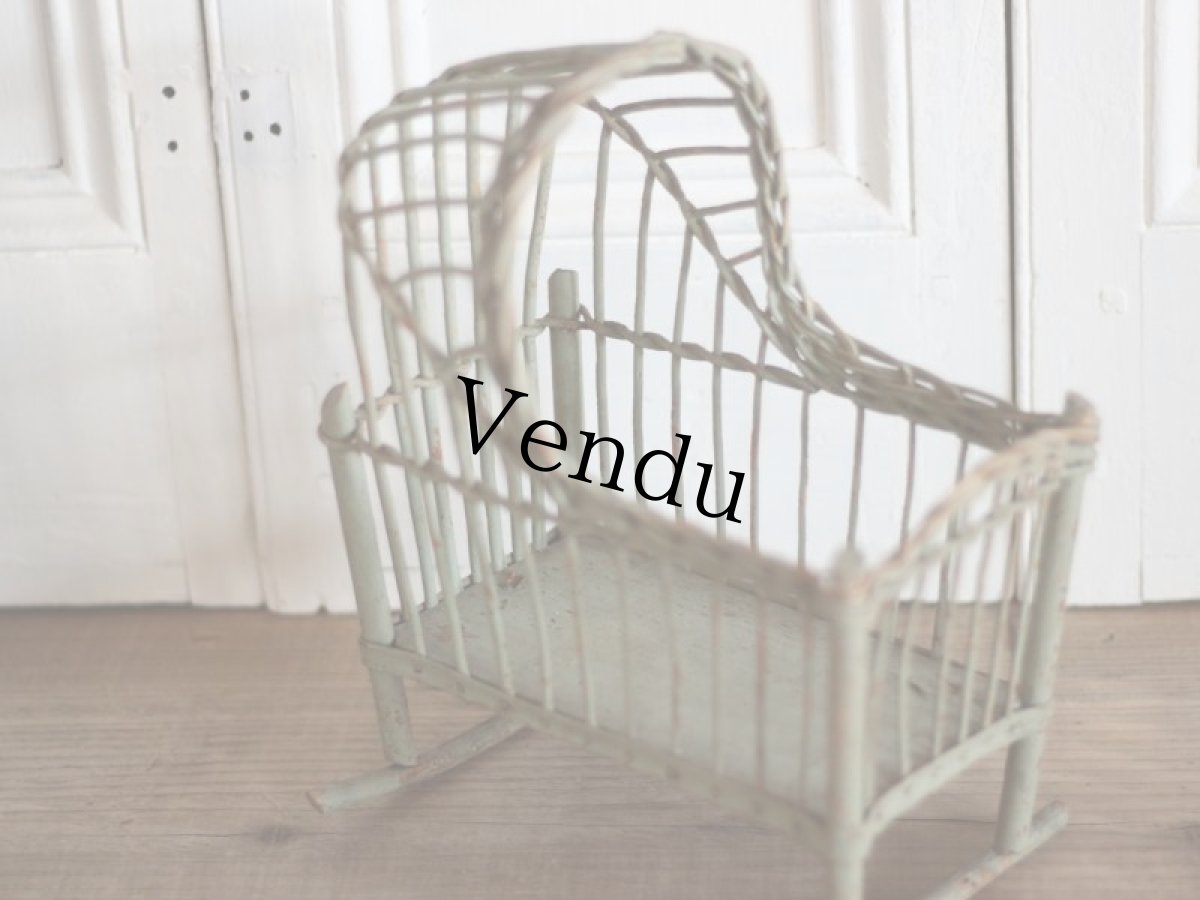画像5: Antique Doll House Cradle  (5)