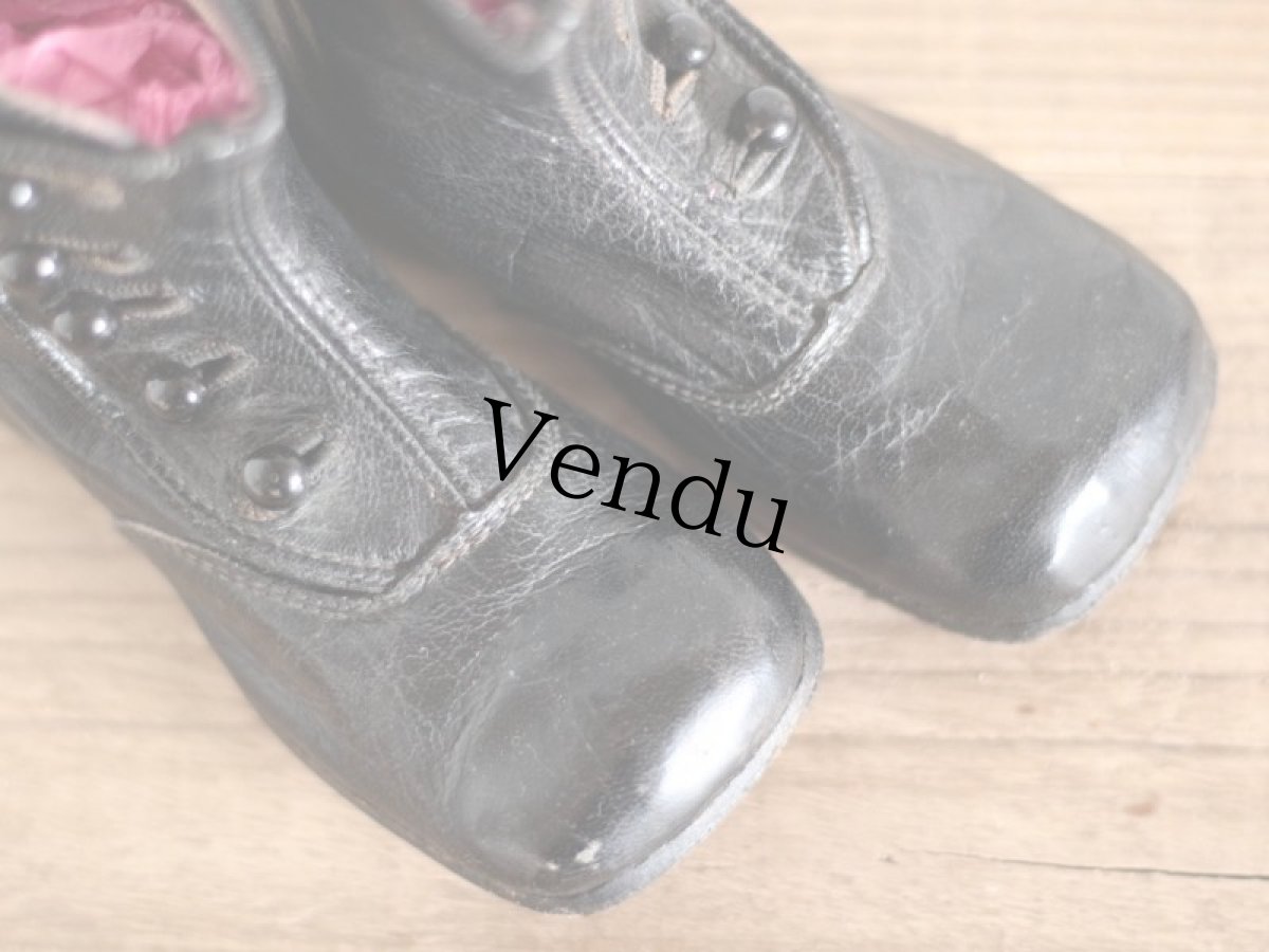 画像4: Victorian Button Baby Boots / GRAHAM PETER PAN (4)