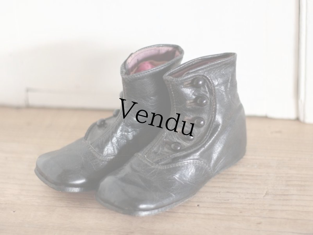 画像2: Victorian Button Baby Boots / GRAHAM PETER PAN (2)