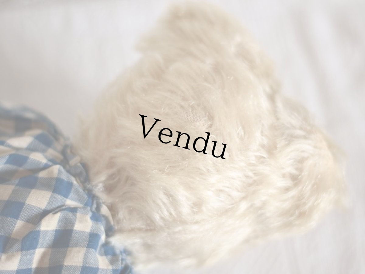 画像15: Cute Gingham Check Flip Bear&Bunny (15)