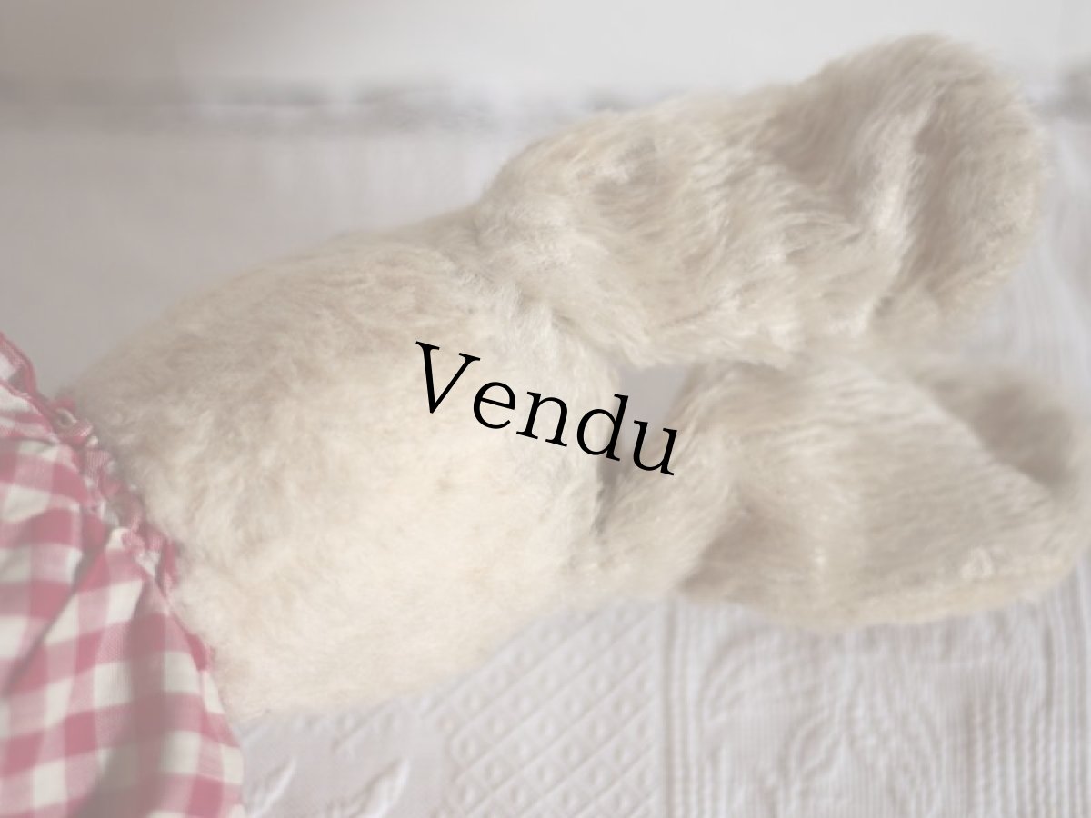 画像8: Cute Gingham Check Flip Bear&Bunny (8)