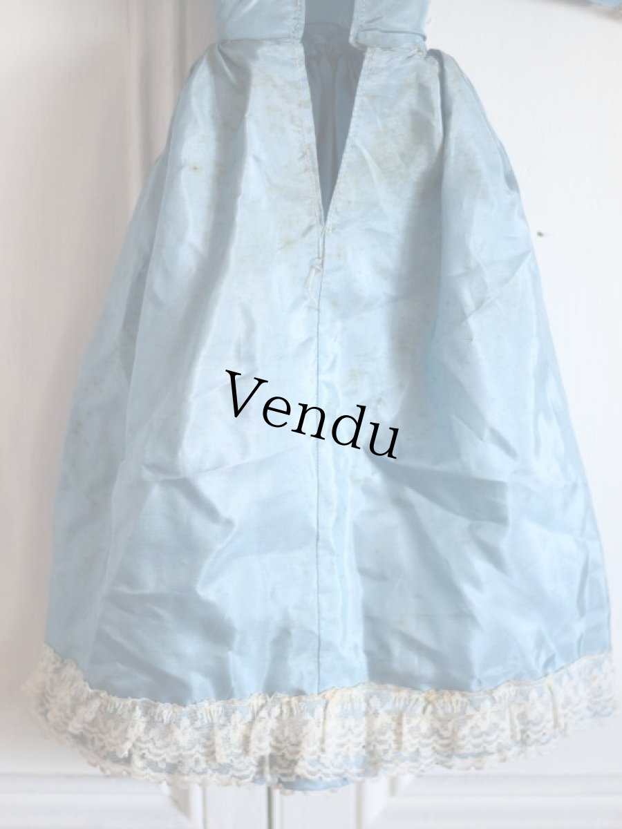 画像15: China Head Doll 18 1/2in / Cute Pink Cloth Body (15)