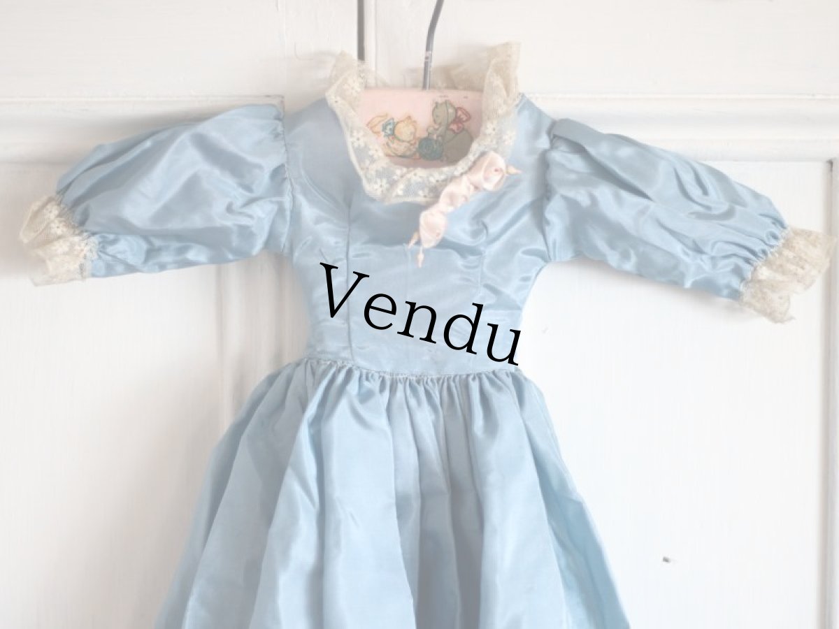 画像12: China Head Doll 18 1/2in / Cute Pink Cloth Body (12)