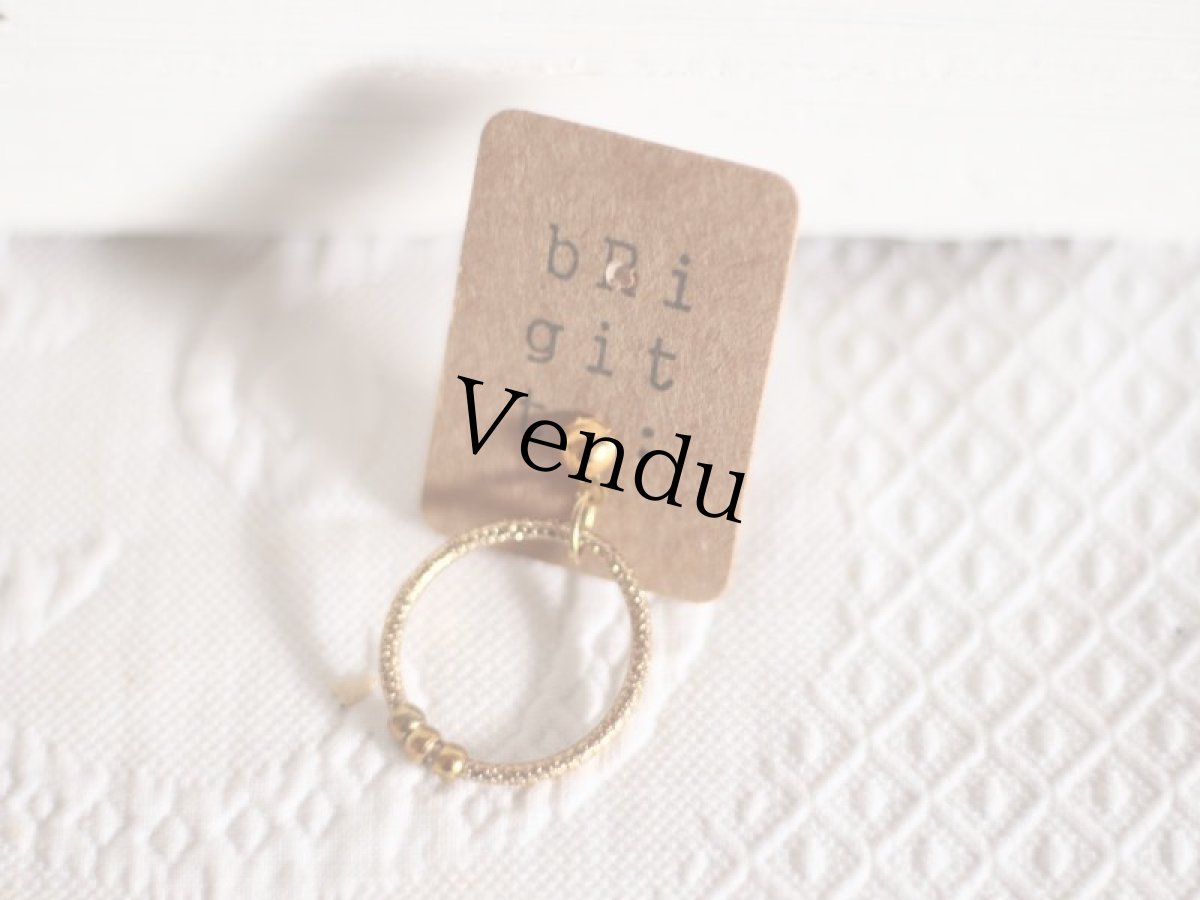 画像1: bRigitte:ピアス K30/ヨーロッパヴィンテージ (1)