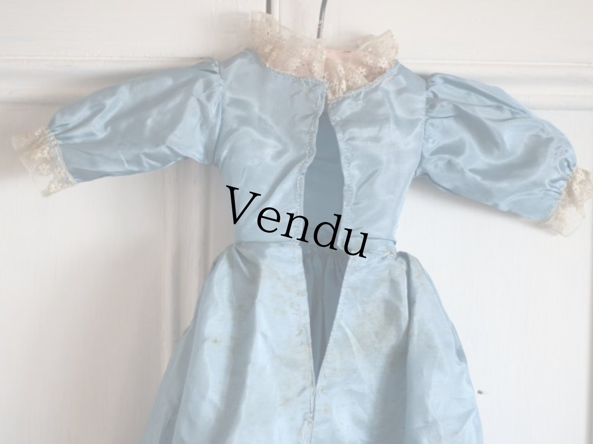 画像13: China Head Doll 18 1/2in / Cute Pink Cloth Body (13)