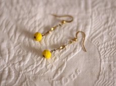 画像2: bRigitte:ピアス K17C/ヨーロッパヴィンテージ (2)