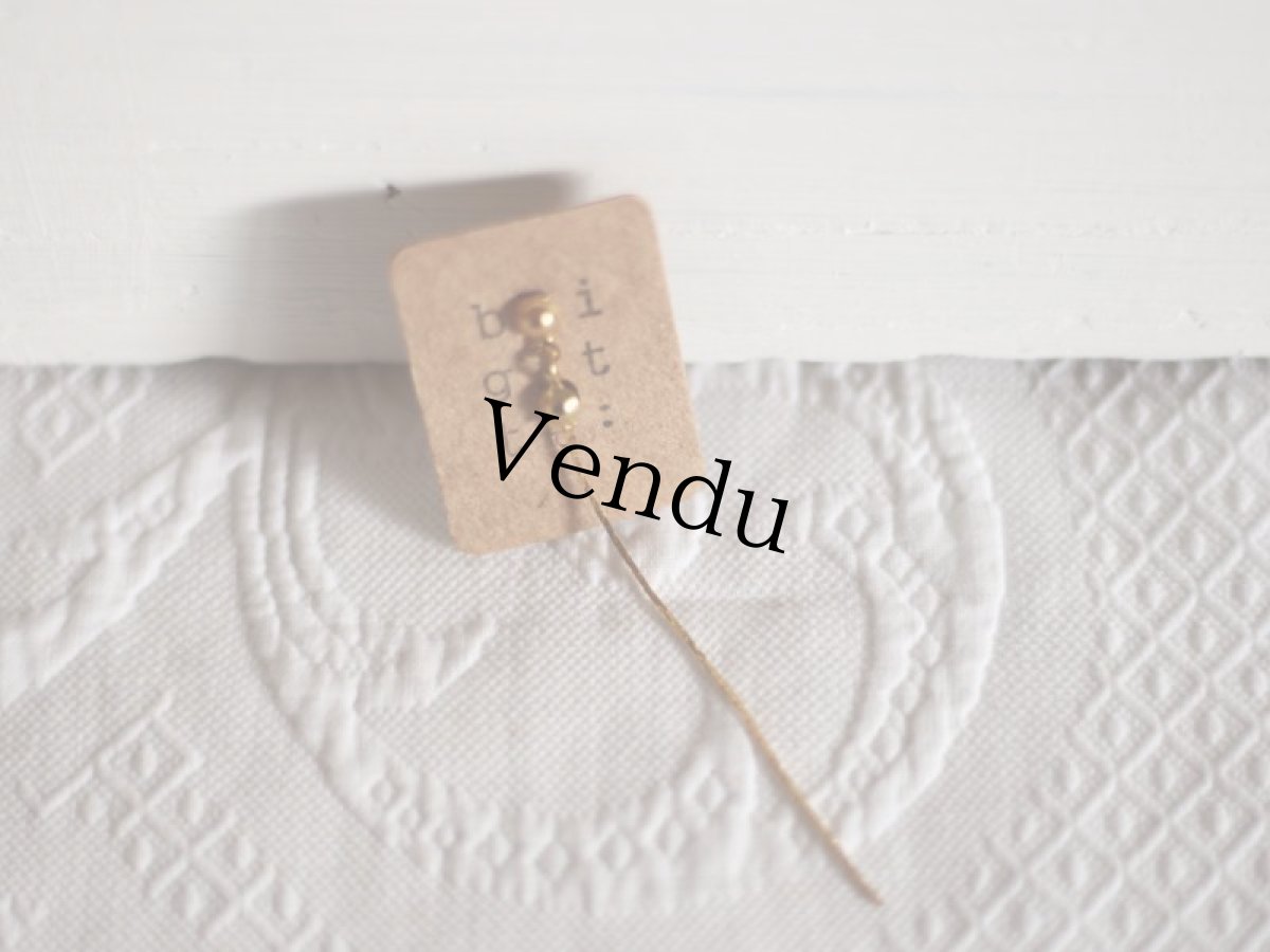 画像3: bRigitte:ピアス K33/ヨーロッパヴィンテージ (3)