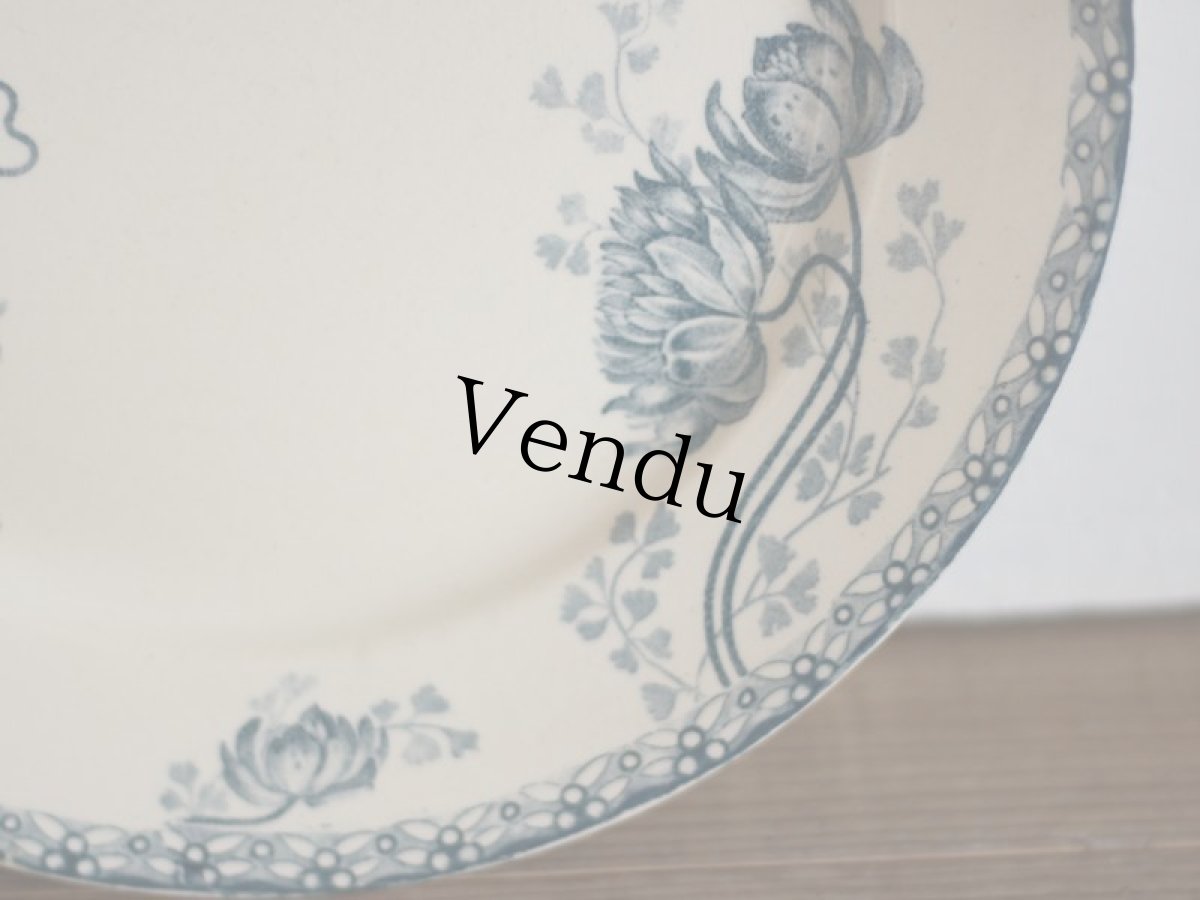 画像4: Sarreguemines U&C/ Royat / Plate / 25cm /France (4)