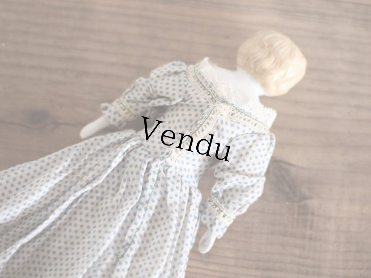 画像10: Rare!!! China Head Doll 9in / Green Boots (10)