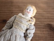 画像11: Rare!!! China Head Doll 9in / Green Boots (11)