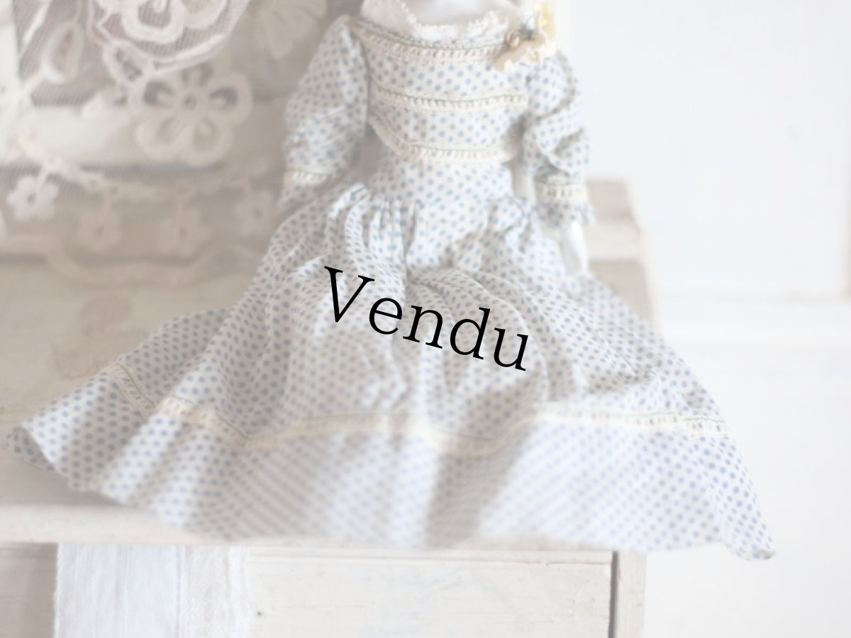 画像6: Rare!!! China Head Doll 9in / Green Boots (6)