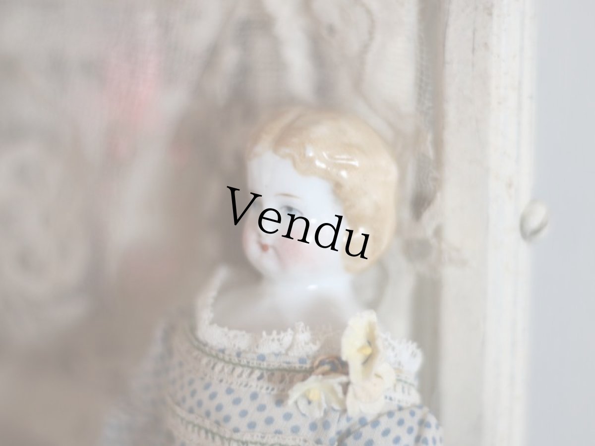 画像4: Rare!!! China Head Doll 9in / Green Boots (4)