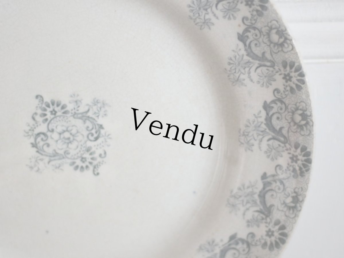 画像4: Choisy le Roi Hte Boulenger et Cie/ DIEPPE/Plate / 23cm /France (4)