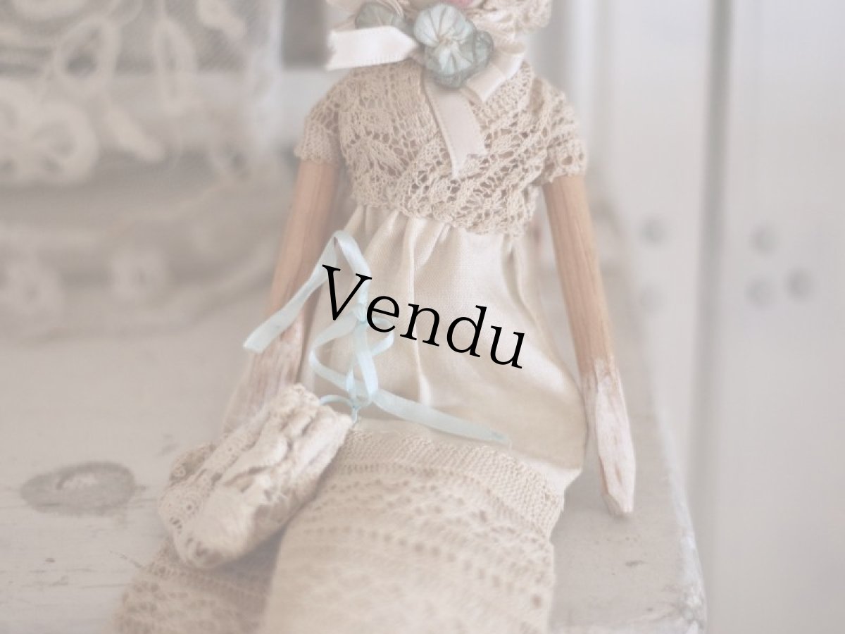 画像3: Wooden Peg Doll  /10in//--sale-- (3)