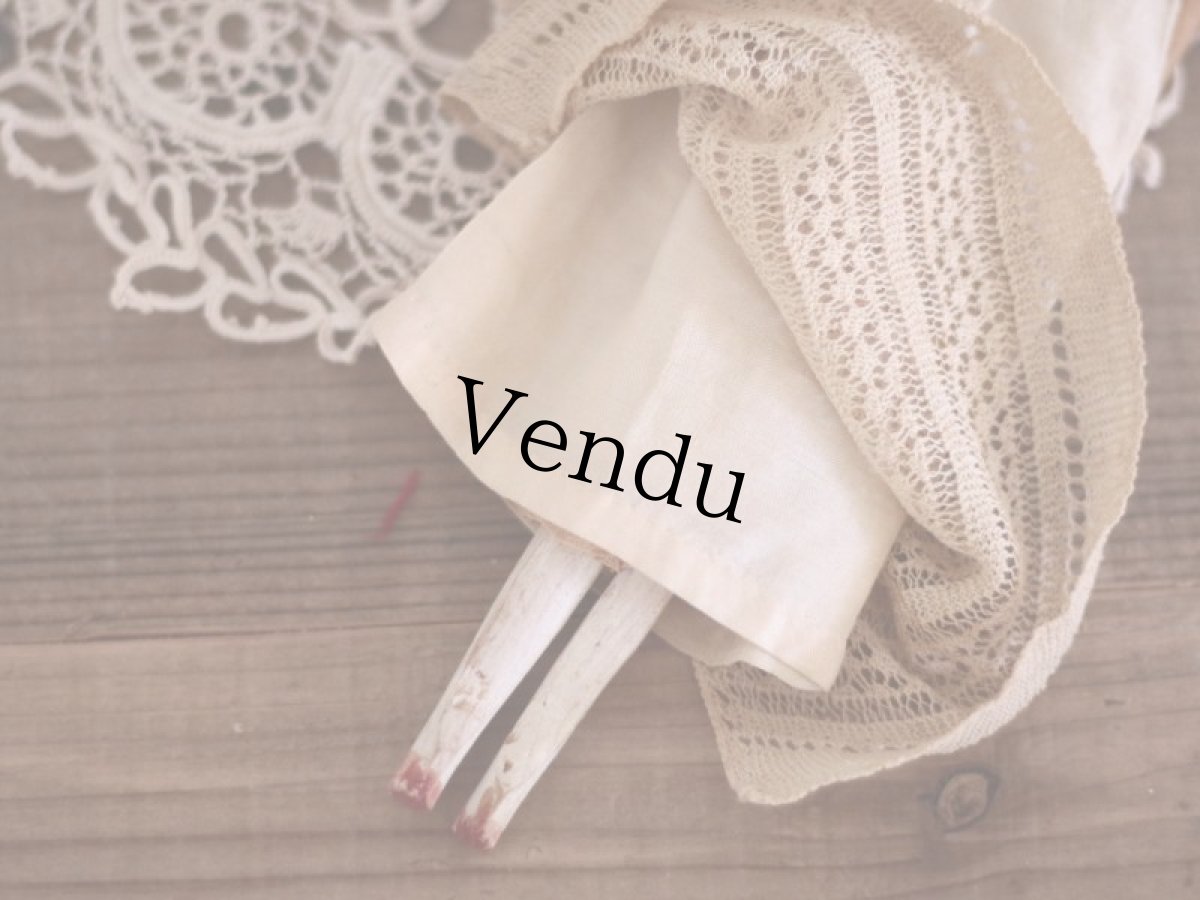 画像7: Wooden Peg Doll  /10in//--sale-- (7)