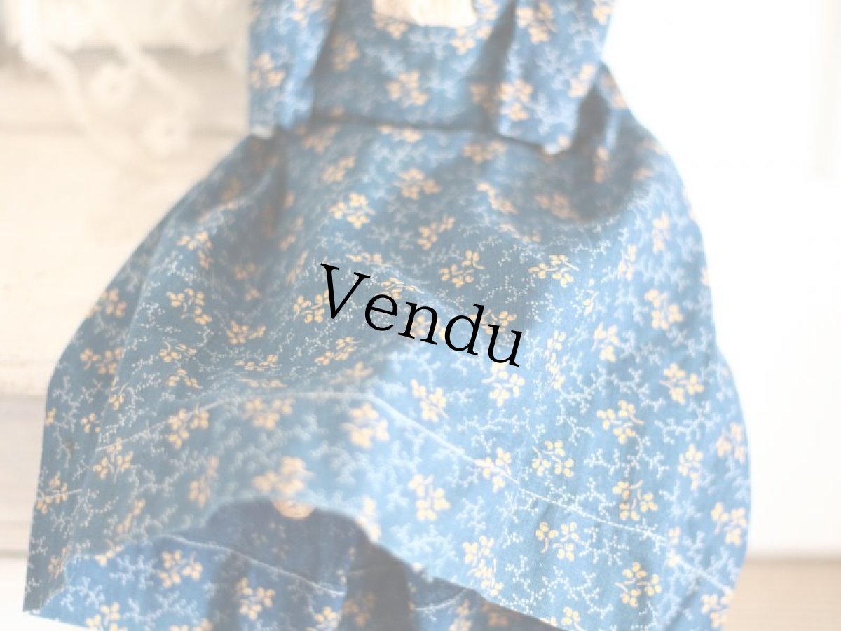 画像6: RARE!! Victorian Print Body China Head Doll / 13.5in /Germany (6)