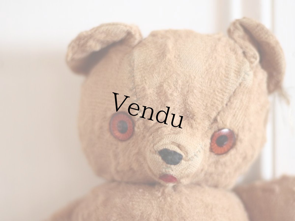 画像2: Character Bear /ear tag/11.5in (2)