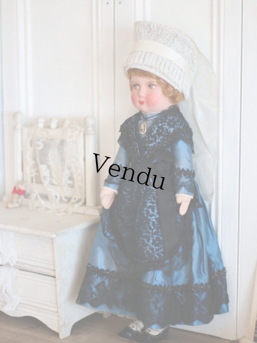 画像2: Papier mache doll /France (2)