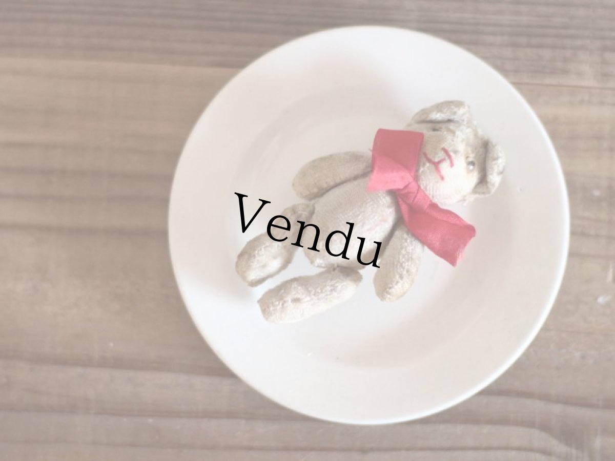 画像9: Rare cute little bear / glass eye/ France (9)