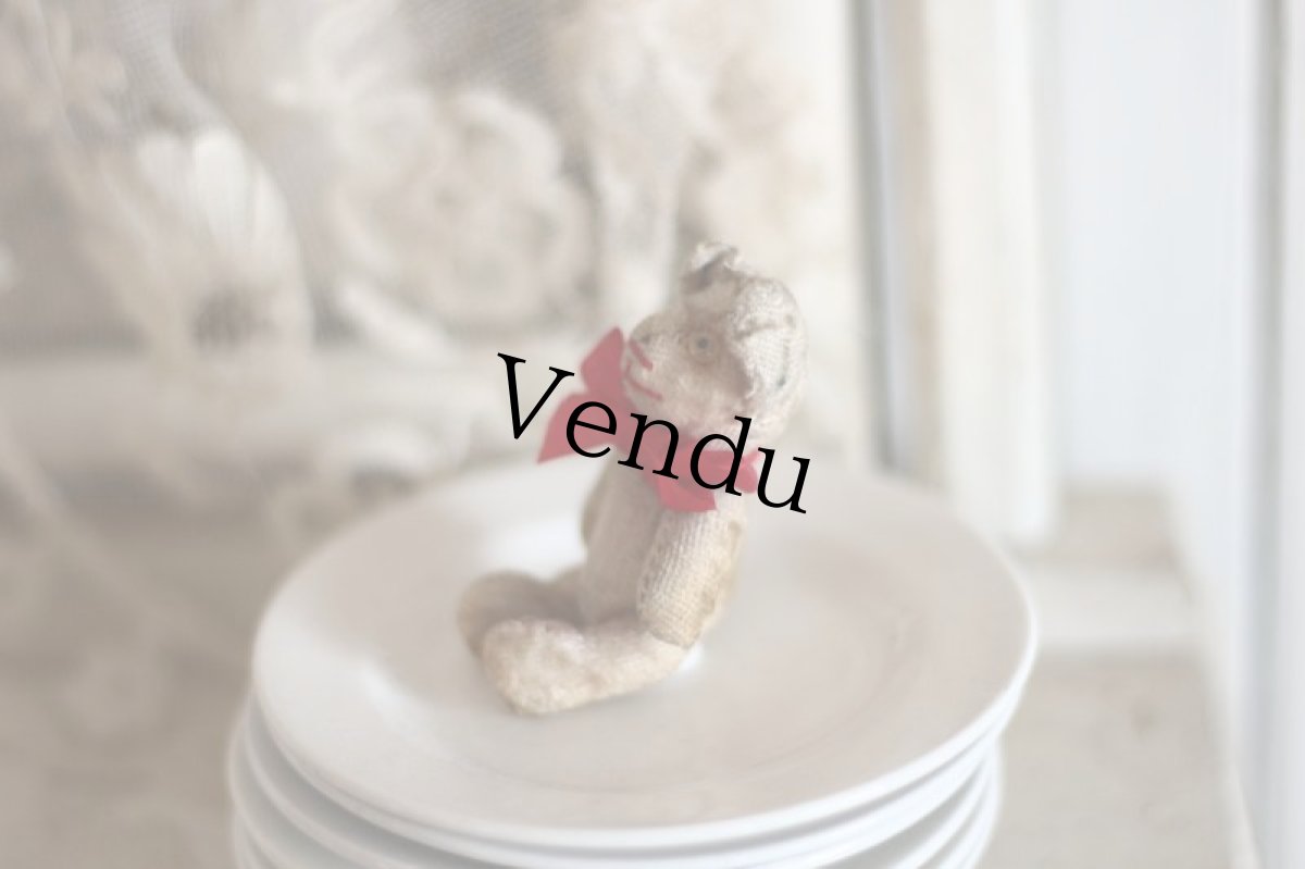 画像7: Rare cute little bear / glass eye/ France (7)