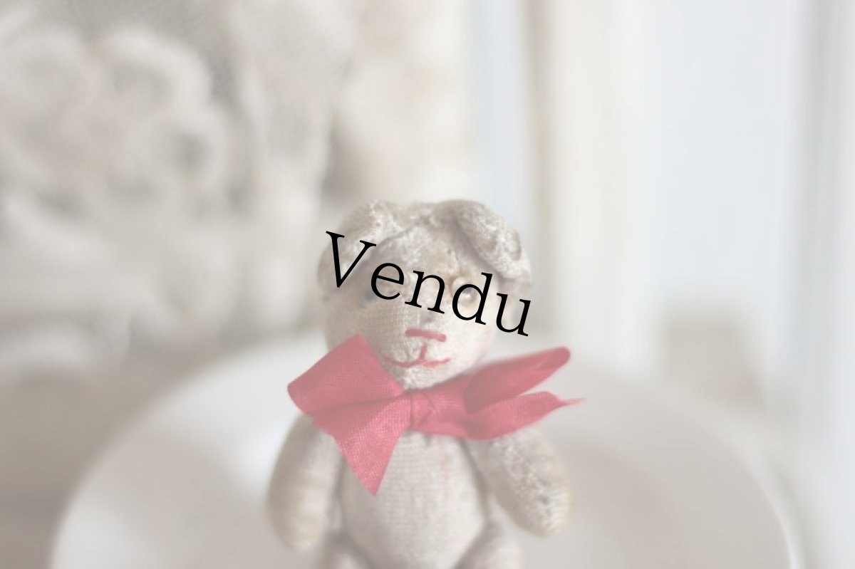 画像2: Rare cute little bear / glass eye/ France (2)