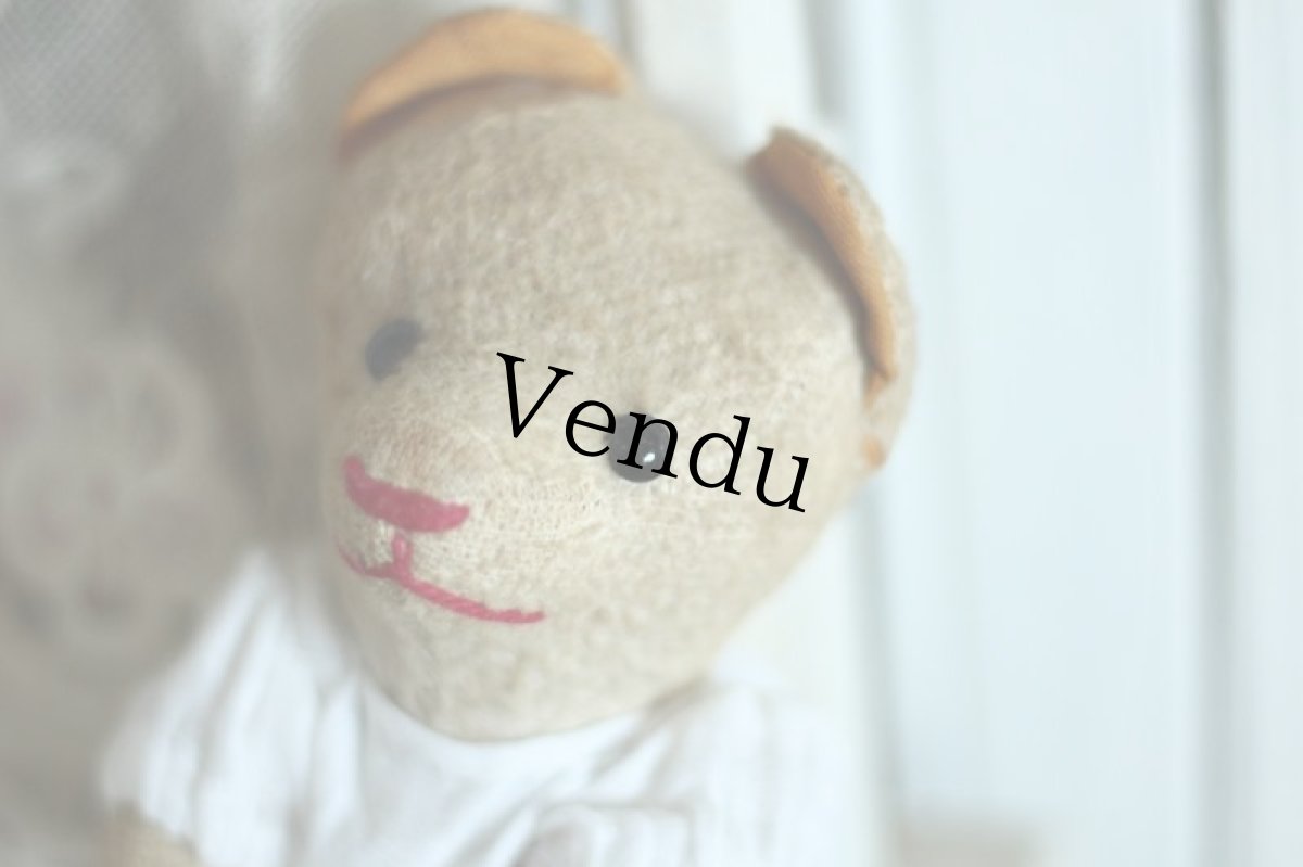 画像4: Le Jouet Paris Massy /J.P.M. Bear /French/...ink stain (4)