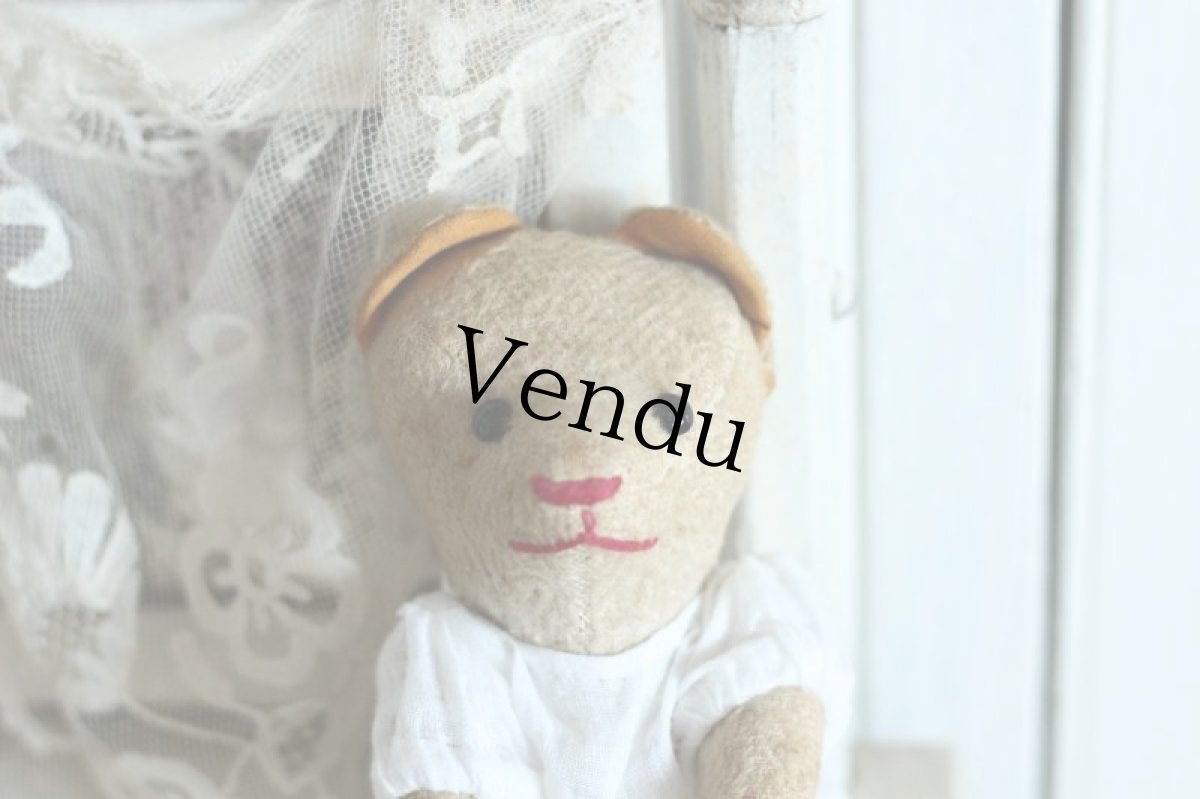 画像2: Le Jouet Paris Massy /J.P.M. Bear /French/...ink stain (2)