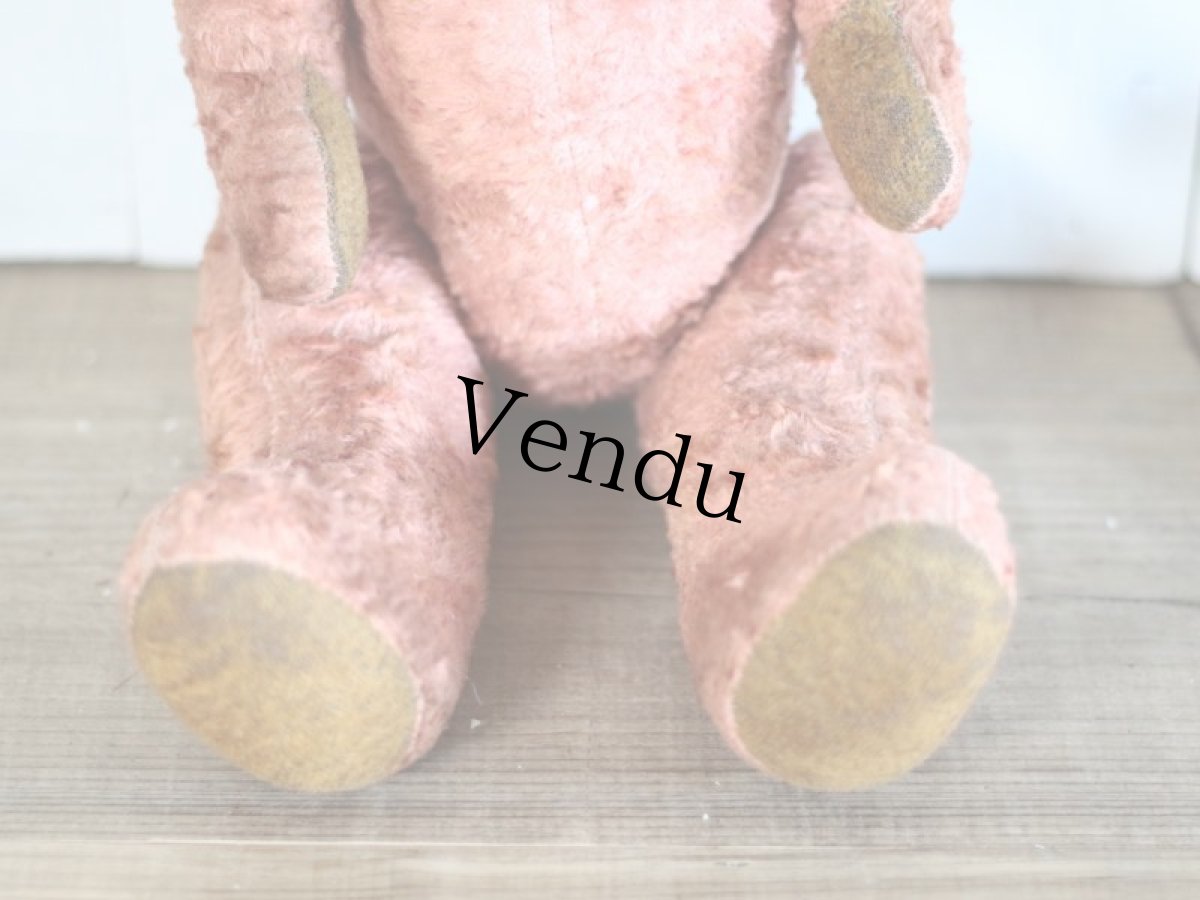 画像4: Cute!! French Antique Pink Bear / France (4)