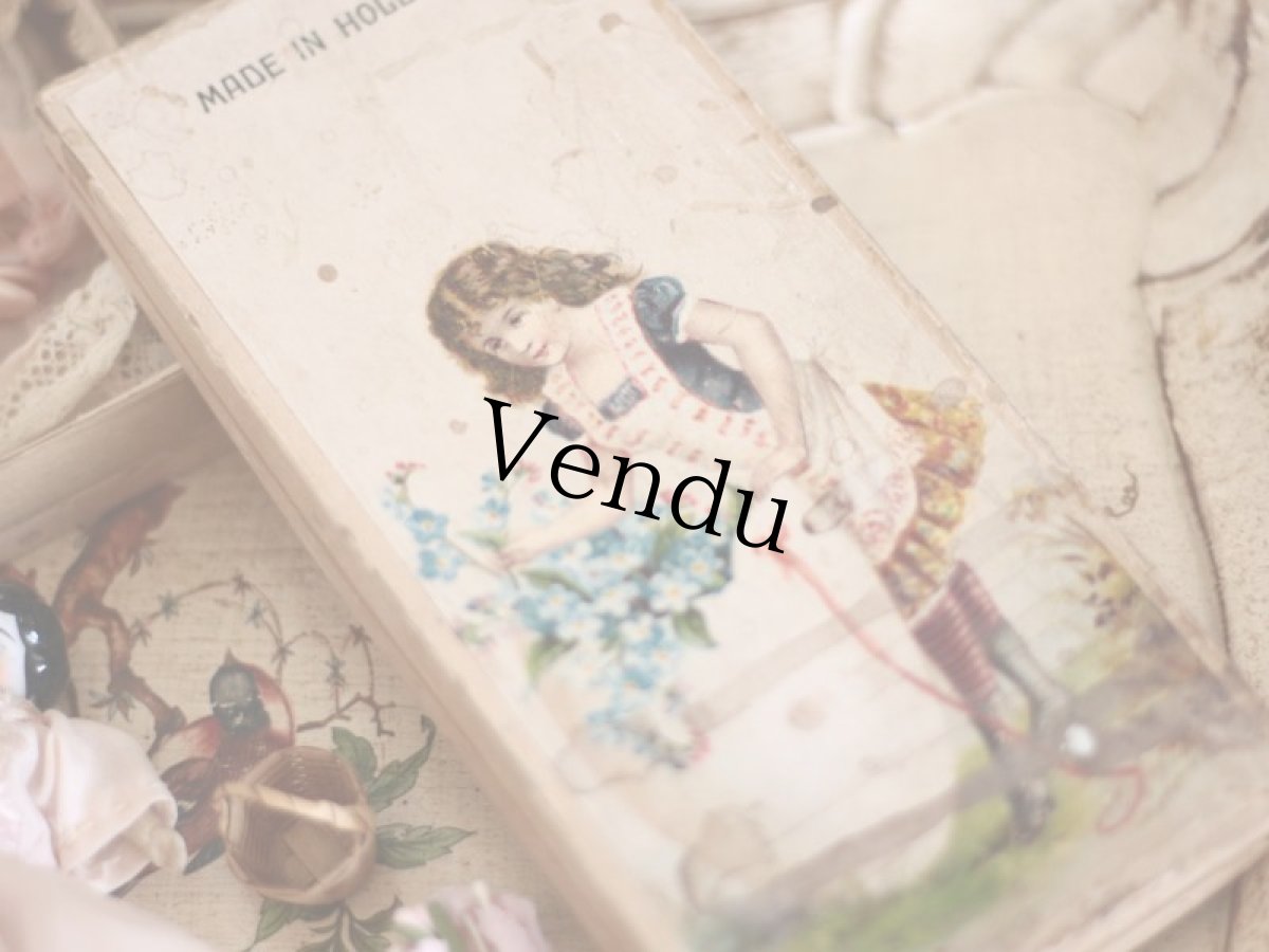 画像10: Cute!!Petite china head doll Presentation box (10)