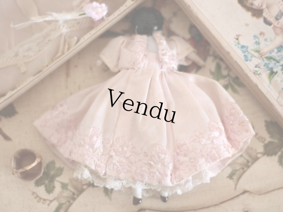 画像7: Cute!!Petite china head doll Presentation box (7)