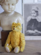 画像1: Vintage French Bear Yellow S /5in (1)