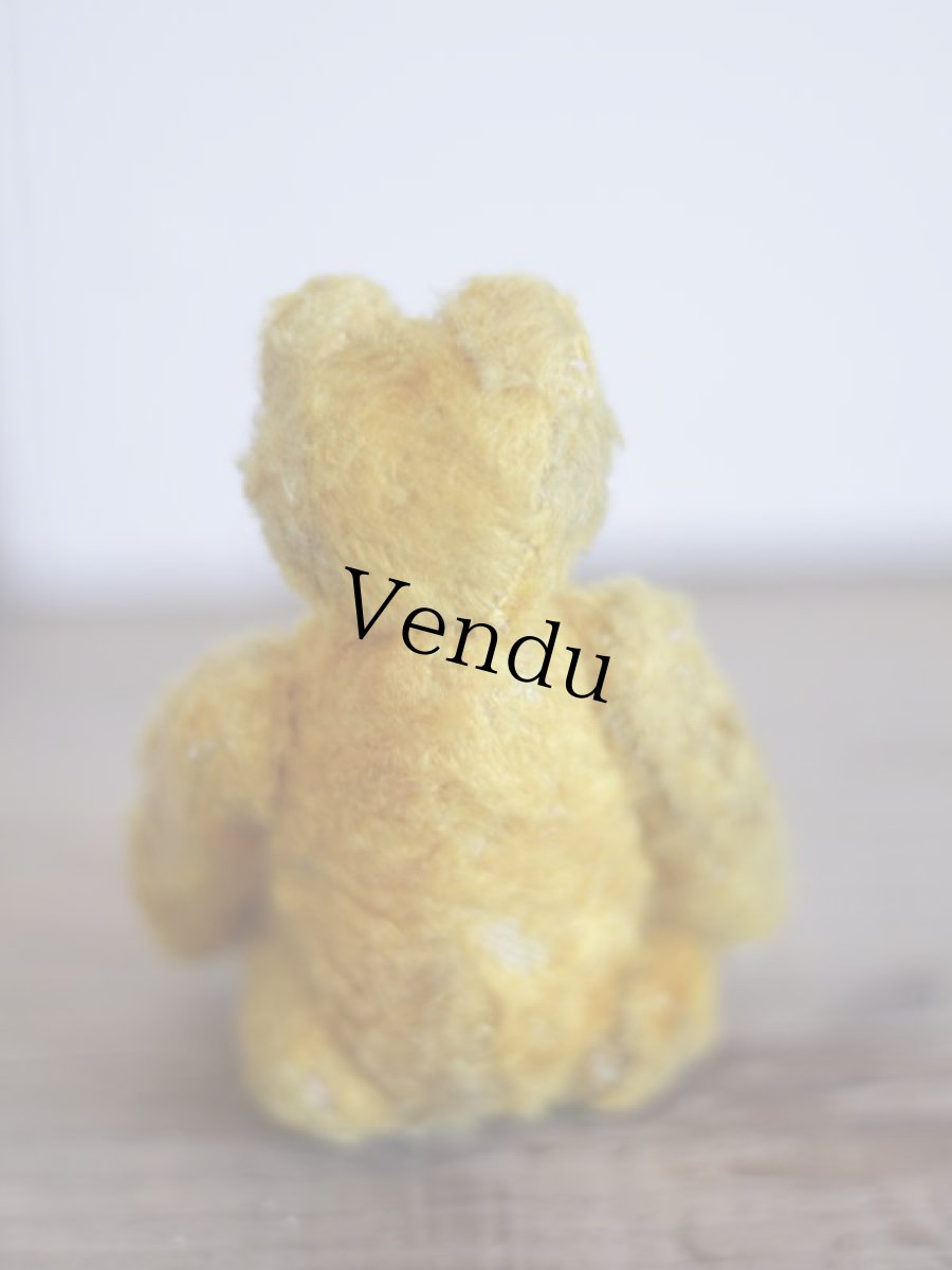 画像9: Vintage French Bear Yellow S /5in (9)