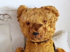 画像2: Antique Shabby Old Bear/18 1/2in/France (2)