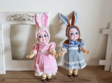 画像10: Rare!!Armand Marseille Googly  Easter Bunny / 9in /Pink/ Germany (10)