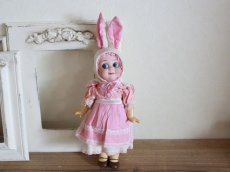画像1: Rare!!Armand Marseille Googly  Easter Bunny / 9in /Pink/ Germany (1)