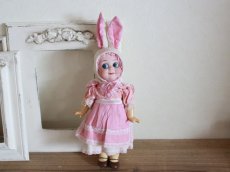 画像1: Rare!!Armand Marseille Googly  Easter Bunny / 9in /Pink/ Germany (1)
