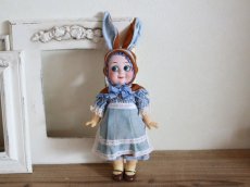 画像1: Rare!!Armand Marseille Googly  Easter Bunny / 9in /Blue/ Germany (1)