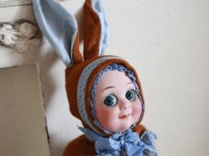 画像4: Rare!!Armand Marseille Googly  Easter Bunny / 9in /Blue/ Germany (4)