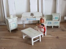 画像1: RARE!! Antique Doll House Furniture Kitchen SET (1)