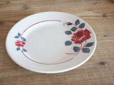 画像4: BADONVILLER ROSE Plate A/ 8 3/4in /France (4)