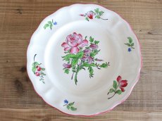 画像1: KG LUNEVILLE Plate Rose/ 9 1/2in /France (1)